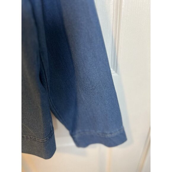 Ichi Ihkate Denim V-Neck Shirt Size Small Western 2026 Season Not In Stores NWT - Picture 4 of 7